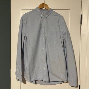 Men's H&M Blue Button Down Shirt - Size XL